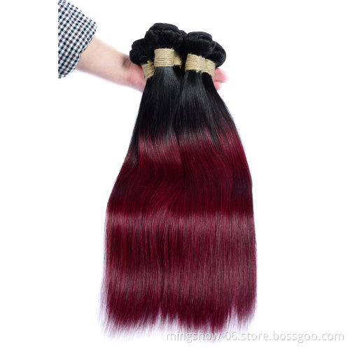 Hot sale colored hair extension indian human hair